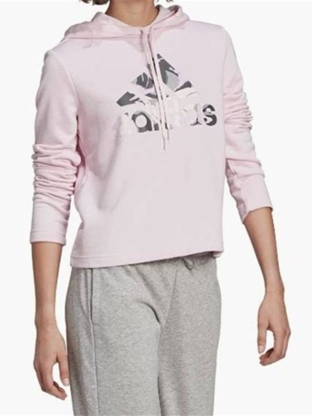 ADIDAS Women's Pink Camo Hoodie